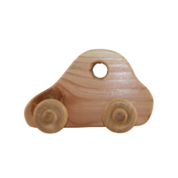 VW bug hand made wooden toy car