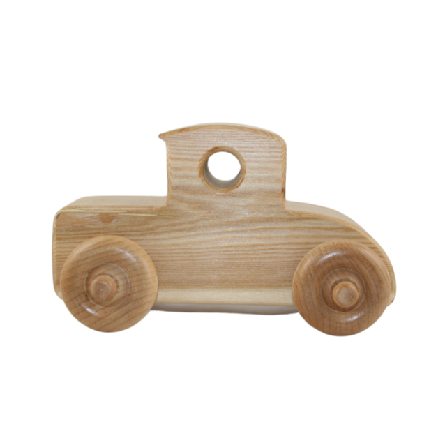 Model A handmade wooden toy car