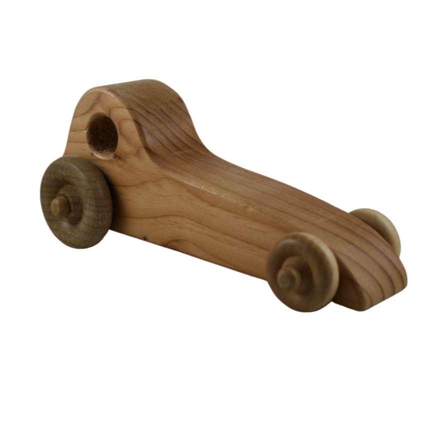 dragster toy car handmade wooden