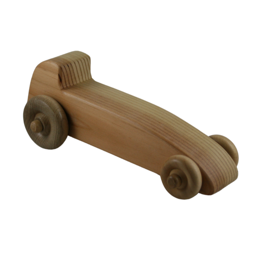 racecar wooden handmade toy car