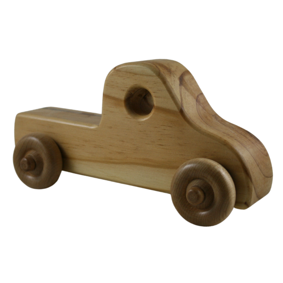 wooden pickup truck toy